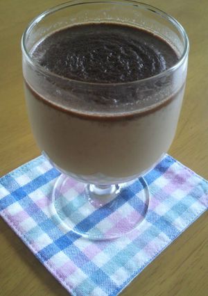 パリッ&ぷるっ♪豆乳チョコプリン-レシピのメイン写真