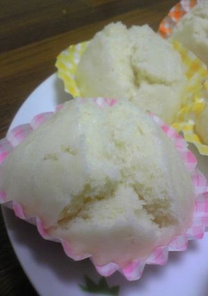 米粉でモチモチ★ふかふか蒸しパン♪-レシピのメイン写真