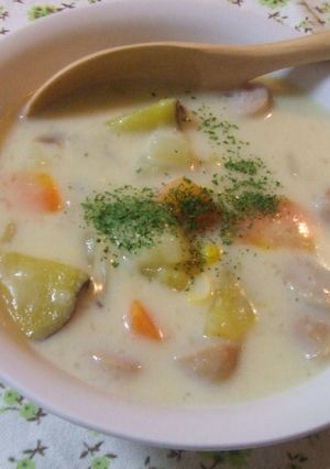 簡単!!たっぷり野菜のミルクシチュー♪-レシピのメイン写真