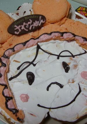 ロールケーキであかちゃんまん-レシピのメイン写真