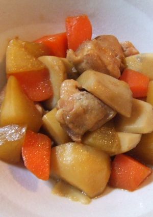 フライパンで鶏肉と根菜の照り煮☆-レシピのメイン写真