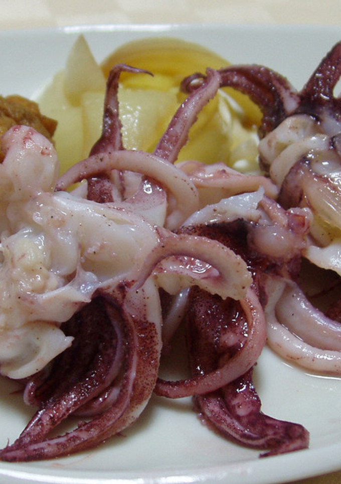 ゲソ＋厚揚げの煮物-レシピのメイン写真