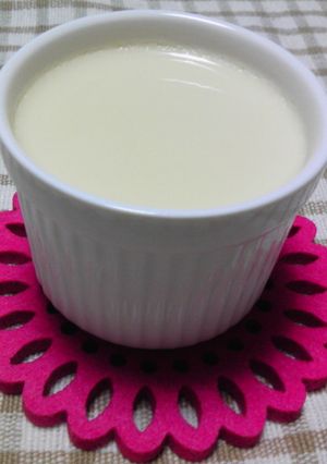 レンジで簡単！とろふわ豆乳プリン-レシピのメイン写真