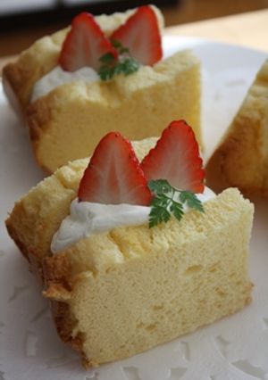 シフォンケーキ　-レシピのメイン写真