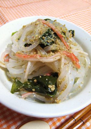 マロニーのごま酢和え-レシピのメイン写真