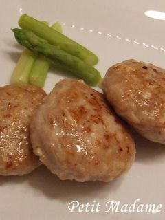 鶏とタケノコのつくねバーグ-レシピのメイン写真
