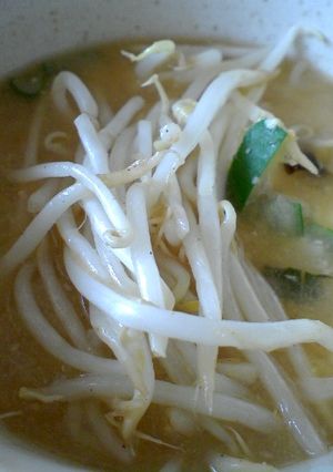 炒めもやしのみそ汁-レシピのメイン写真