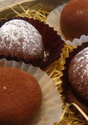 バレンタインに！チーズケーキ風トリュフ★-レシピのメイン写真