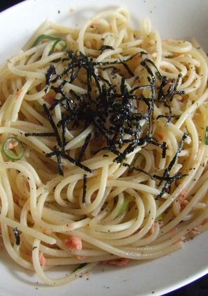 ＊鮭とバジルのパスタ＊-レシピのメイン写真