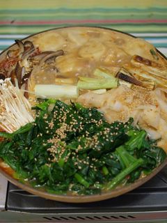 手抜き!タンタン餃子ポパイ鍋-レシピのメイン写真