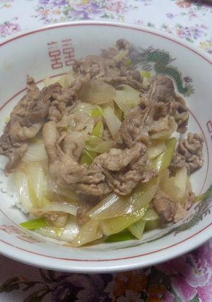 男飯≪牛丼≫-レシピのメイン写真