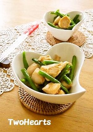 お弁当に❤ささみといんげんの生姜焼き-レシピのメイン写真