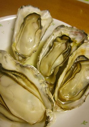 ✿殻付き牡蠣✿レンジ蒸し-レシピのメイン写真