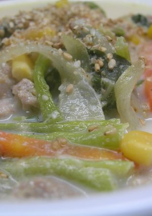 ♫豆腐とたっぷり野菜の豆乳✿煮込み♫-レシピのメイン写真
