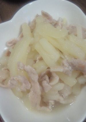 じゃがいもと豚肉細切りのサッと煮-レシピのメイン写真