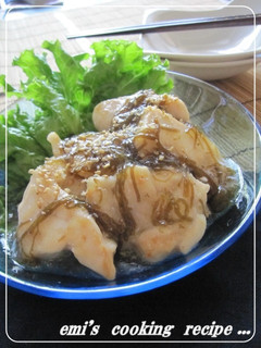 簡単♬♪チキンソテーのもずく和え-レシピのメイン写真