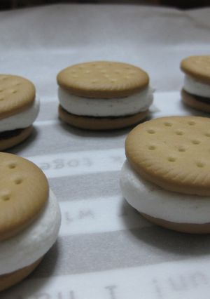 バレンタイン☆スモース☆なんちゃって-レシピのメイン写真