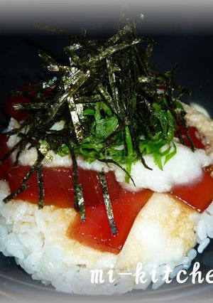 簡単おいしい！漬けマグロ丼-レシピのメイン写真