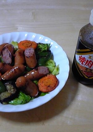 男の料理 焼肉のタレで野菜炒め-レシピのメイン写真