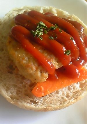 　　　はーふバーガー-レシピのメイン写真