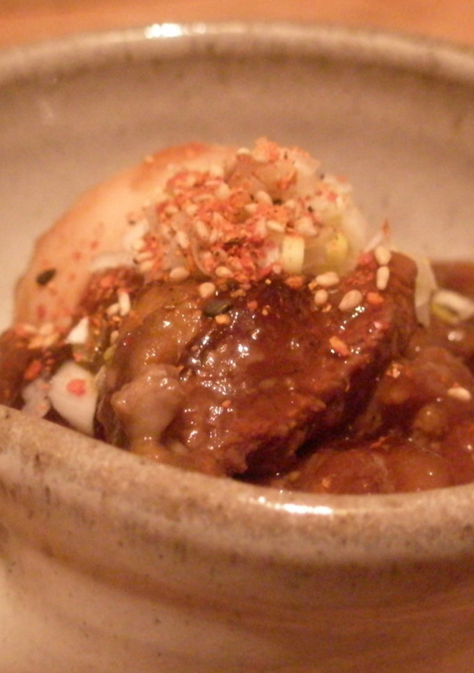 牛すじ＋ゆでたまごの、つやつや煮-レシピのメイン写真