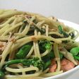 菜の花と鮭の和風パスタ