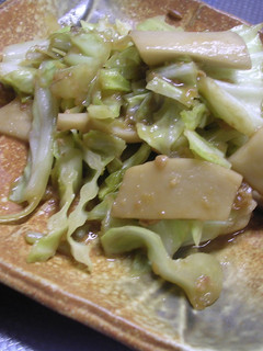 こってり★キャベツときのこの味噌バタ炒め-レシピのメイン写真