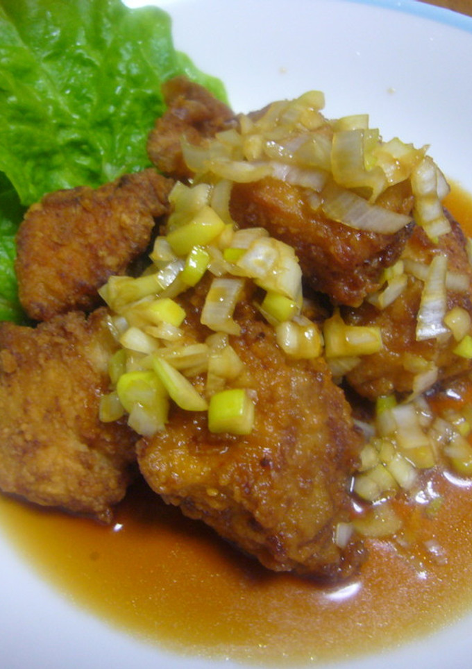 鶏のから揚げ　ねぎのソース和え-レシピのメイン写真