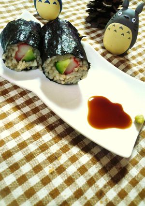 えのきがご飯だよ☆サラダ巻き風-レシピのメイン写真