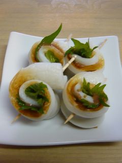 おつまみに!ちくわと梅の巻物-レシピのメイン写真