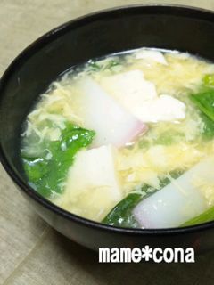 給食の味!ふわとろ♪かきたま汁-レシピのメイン写真
