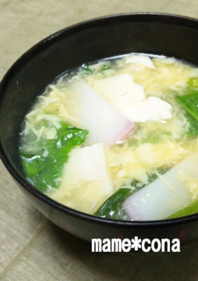 給食の味！ふわとろ♪かきたま汁-レシピのメイン写真