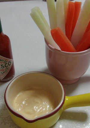タバスコディップｄｅ野菜スティック-レシピのメイン写真