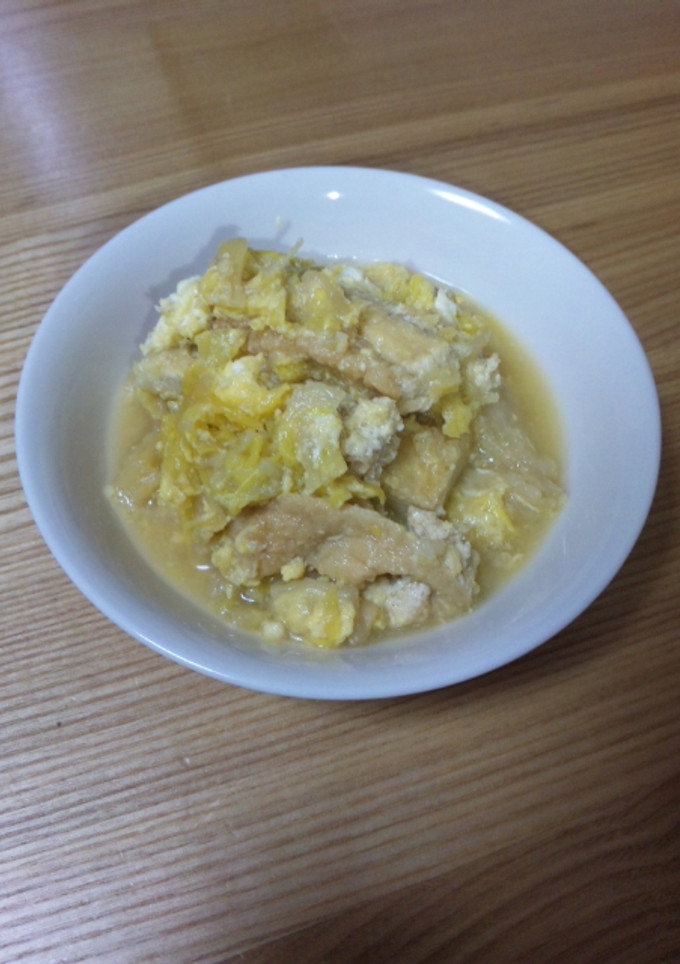 白菜の卵とじ-レシピのメイン写真