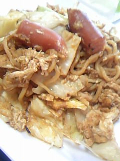 簡単〃とんかつソースで卵焼きそば-レシピのメイン写真