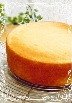 しっとりふわふわスポンジケーキ（共立て）-レシピのメイン写真
