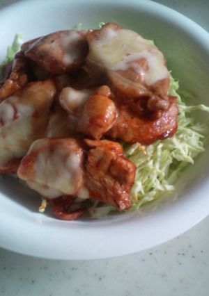チーズとろける鶏ケチャ焼き-レシピのメイン写真