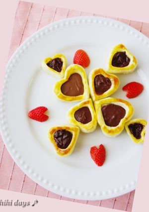 簡単！バレンタインに♡チョコパイ-レシピのメイン写真