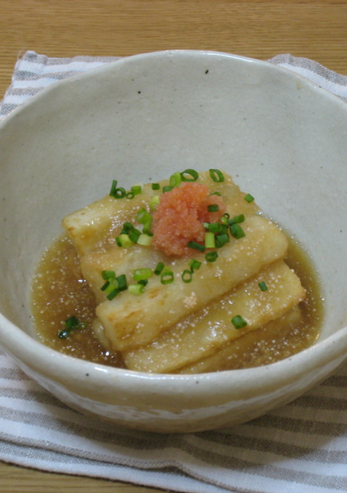長芋の唐揚げ　明太おろし煮-レシピのメイン写真