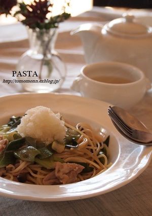 九条ネギと豚肉の和風パスタ-レシピのメイン写真