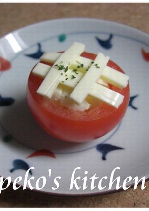 お弁当のおかず❀簡単プチトマトinチーズ-レシピのメイン写真