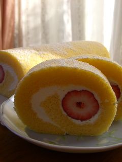 ふわふわロールケーキ-レシピのメイン写真