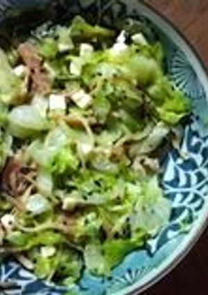レタスとさきいかの酢の物-レシピのメイン写真