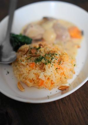 蟹とにんじんの簡単❤炊き込みピラフ-レシピのメイン写真