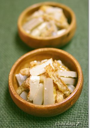 乾燥珍味で！れんこんと厚揚げのナムル-レシピのメイン写真