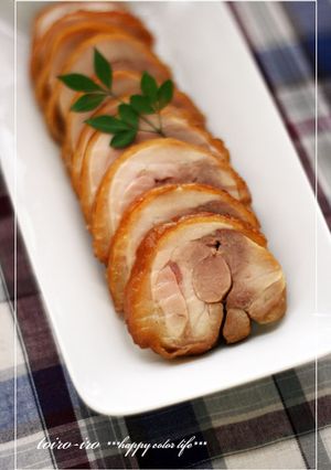 電子レンジで簡単！激ウマ鶏チャーシュー♪-レシピのメイン写真