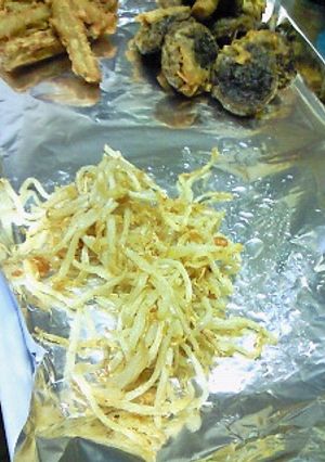 残りの天ぷら衣で、もやし天ぷら-レシピのメイン写真