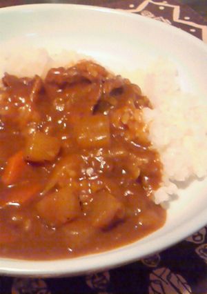 美味！いつものカレーに大根を入れて☆-レシピのメイン写真