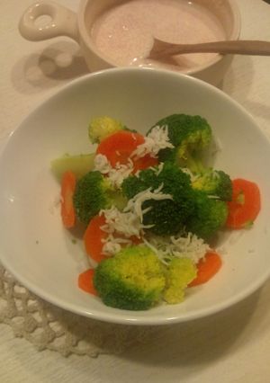 緑黄色野菜の彩り温野菜サラダ★-レシピのメイン写真