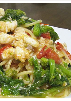 春を先取りする鯛と菜の花のパスタ-レシピのメイン写真